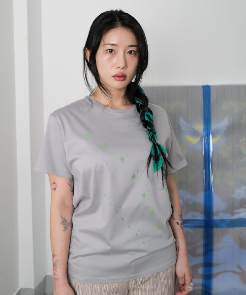 MOSQUITO MURDERERS（モスキートマーダラーズ）の「The Expulsion of the Money Changers T-SHIRT -Gray（Tシャツ/カットソー・レディース・その他・1/2/3）」の3枚目の写真