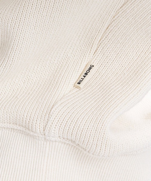 BILLABONG(ビラボン)の「BILLABONG ウィメンズ QUILT MIX LOOSE FIT PARKA パーカー 【2026年秋冬モデル】/ビラボン異素材ミックスプルオーバーフーディー(セットアップ対応可)(パーカー・レディース・ブラック/ホワイト・MEDIUM/LARGE)」の11枚目の写真