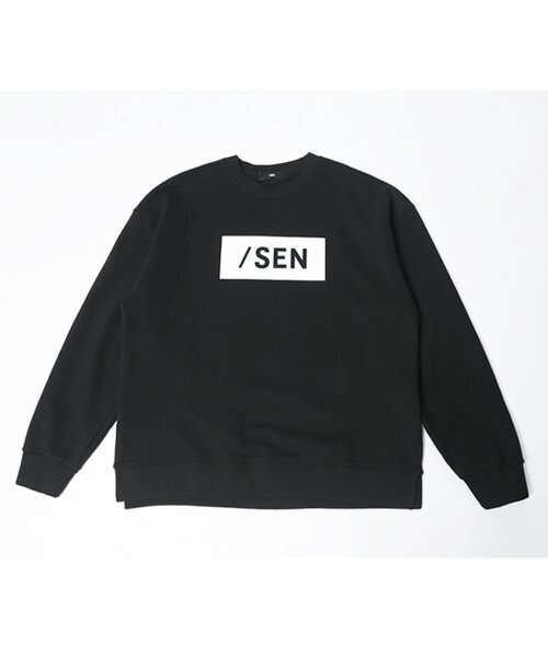 Monkey Flower(モンキーフラワー)の「共用ボックスロゴルーズフィットスウェットシャツ/SS2WMT04U ブラック(スウェット・メンズ・その他・FREE)」の1枚目の写真