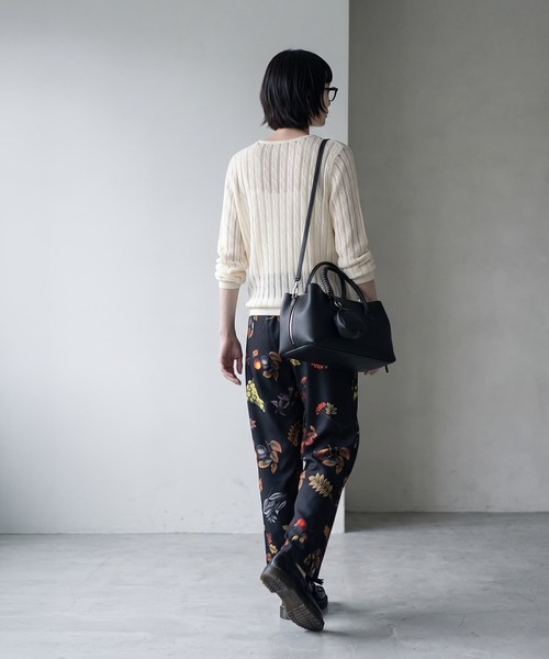 STYLE DELI(スタイルデリ)の「【BLK001】ライトメッシュインナートップス(Tシャツ/カットソー・レディース・ブラック/アイボリー・FREE)」の11枚目の写真