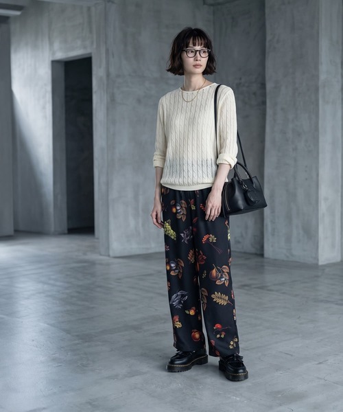 STYLE DELI(スタイルデリ)の「【BLK001】ライトメッシュインナートップス(Tシャツ/カットソー・レディース・ブラック/アイボリー・FREE)」の12枚目の写真