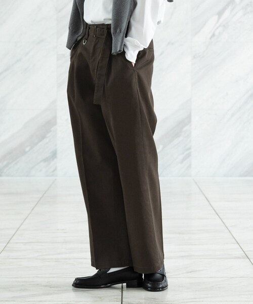 Dickies(ディッキーズ)の「【別注】Dickies(R)ベルテッドパンツ(その他パンツ・メンズ・ブラウン系その他/ブラック・03/02)」の3枚目の写真
