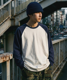 REBRENNER（リブレンナー）の「ベーシックムード ラグランロングスリーブ ネイビー（Tシャツ/カットソー）」