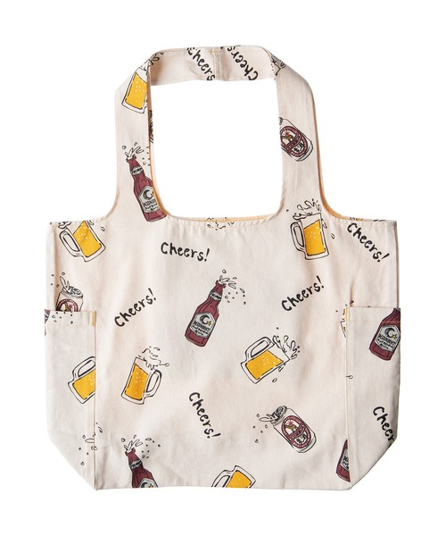 CHELSEA New York(チェルシーニューヨーク)の「PACKABLEツイルマルシェバッグ(エコバッグ/サブバッグ・レディース・ホワイト×イエロー/B/O/S/インディゴブルー/ブルー/イエロー/レッド・FREE)」の20枚目の写真