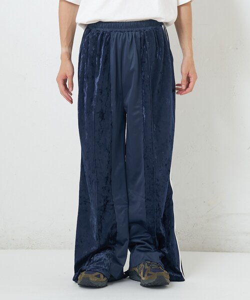 etsinta(エシンタ)の「【etsinta】リメイクベロアジャージーパンツ(その他パンツ・レディース・ネイビー/ピンク・ONE SIZE)」の19枚目の写真