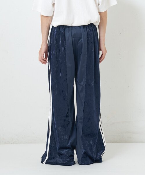 etsinta(エシンタ)の「【etsinta】リメイクベロアジャージーパンツ(その他パンツ・レディース・ネイビー/ピンク・ONE SIZE)」の21枚目の写真