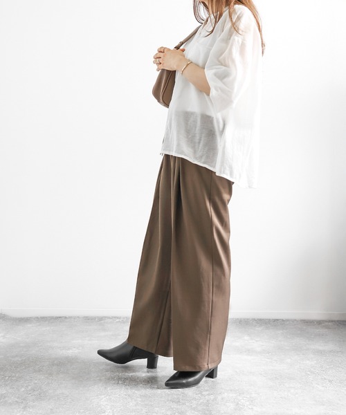 SOROTTO(ソロット)の「ポインテッドトゥブーティー(パンプス・レディース・アイボリー/ブラウン/ブラック・M/S/LL/L/3L)」の10枚目の写真