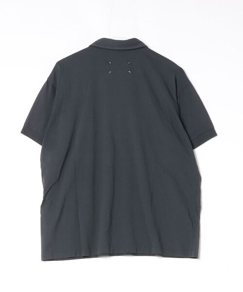 Maison Margiela（メゾンマルジェラ）の「Maison Margiela / メゾン マルジェラ：POLO SHIRT：S50GL0066-S24575[RIP]（ポロシャツ・メンズ・ブラック・L）」の2枚目の写真