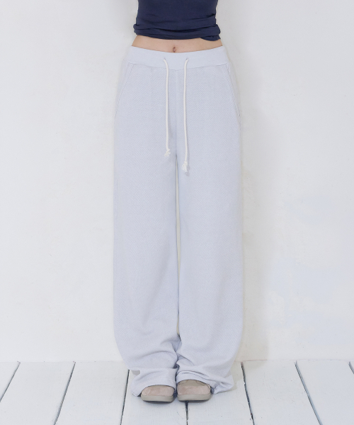 MIRECO(ミレコ)の「FADED PIGMENT SWEAT PT GREY(スウェットパンツ・レディース・その他・FREE)」の1枚目の写真