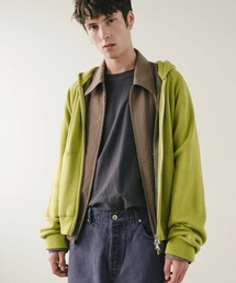 SimplyComplicated（シンプリーコンプリケイテッド）の「KNITTED ZIP HOODIE（パーカー）」