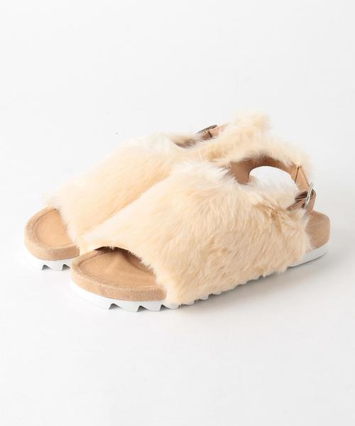 Another Edition（アナザーエディション）の「Another Edition×CASSELINI フェイクファーサンダル/ AE×CASSELINI FUR SNDL◆（サンダル・レディース・オフホワイト/ブラウン/コバルトブルー/ブラック・23.0cm/23.5cm/24.0cm）」の17枚目の写真
