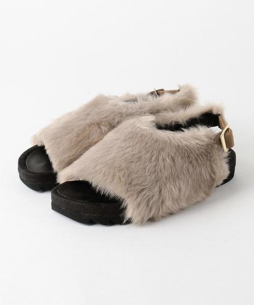 Another Edition（アナザーエディション）の「Another Edition×CASSELINI フェイクファーサンダル/ AE×CASSELINI FUR SNDL◆（サンダル・レディース・オフホワイト/ブラウン/コバルトブルー/ブラック・23.0cm/23.5cm/24.0cm）」の18枚目の写真