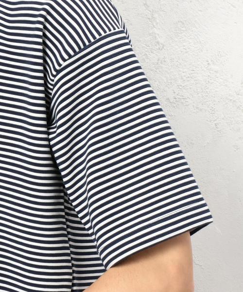 green label relaxing（グリーンレーベルリラクシング）の「KC RIPPLE ビッグTシャツ◆（Tシャツ/カットソー・メンズ・ホワイト/ネイビー/その他1・MEDIUM/LARGE/SMALL）」の12枚目の写真