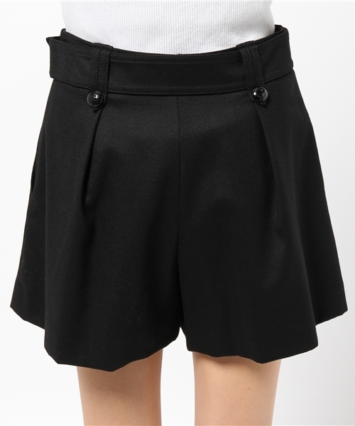 BLUE LABEL CRESTBRIDGE（ブルーレーベルクレストブリッジ）の「ストレッチサキソニー　ショートパンツ（その他パンツ・レディース・ブラック/イエロー・36/38）」の7枚目の写真