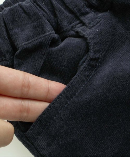 apres les cours（アプレレクール）の「ストレッチコール天パンツ(10分丈)（その他パンツ・キッズ・ネイビー/ブラウン/オレンジ/カーキ・140/110/130/80/120/100/90）」の9枚目の写真