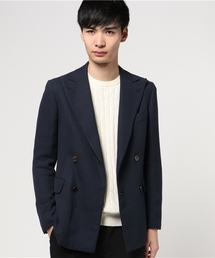 Belvest ベルベスト チェック テーラード ジャケット ネイビー 50 くるくるっとそのままバッグにイン！BELVEST (ベルベスト