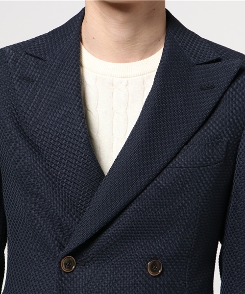 極美品✨️現行 ベルベスト ダブルブレストジャケット ピークドラペル 4B 44 BELVEST(ベルベスト)の「Belvest ピークドラペル ダブル