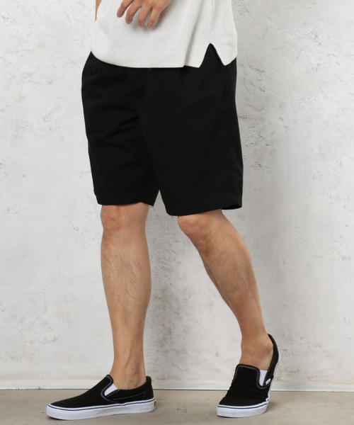 green label relaxing（グリーンレーベルリラクシング）の「OS T/C PPLN BELTED ショートパンツ ◆（その他パンツ・メンズ・ブラック/グレー/ベージュ・LARGE/SMALL/MEDIUM）」の2枚目の写真