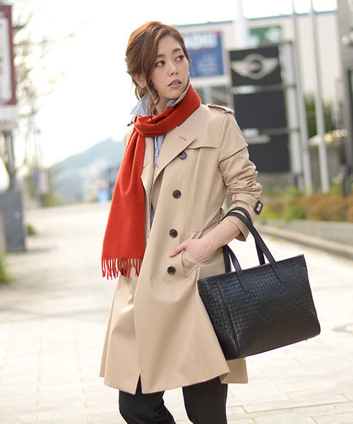 Filomo（フィローモ）の「カシミヤストールマフラー（ストール/ショール・レディース・オレンジ・FREE）」の2枚目の写真