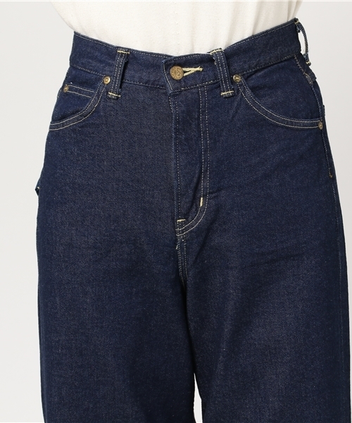 SLOBE IENA（スローブイエナ）の「LEE LOOSE FIT ストレートデニムパンツ◆（デニムパンツ・レディース・ネイビー・MEDIUM/SMALL/X-SMALL）」の5枚目の写真