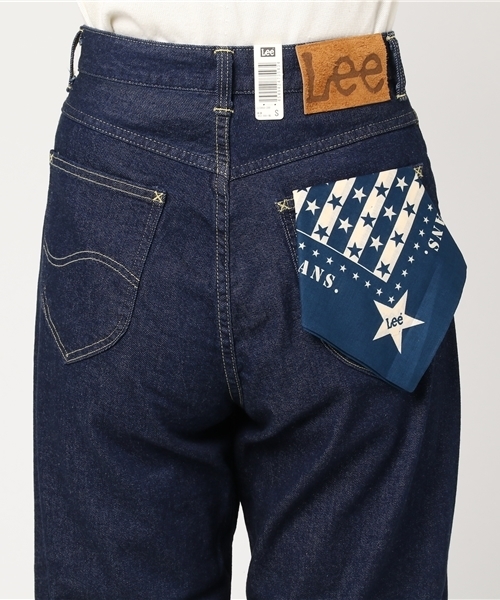SLOBE IENA（スローブイエナ）の「LEE LOOSE FIT ストレートデニムパンツ◆（デニムパンツ・レディース・ネイビー・MEDIUM/SMALL/X-SMALL）」の6枚目の写真