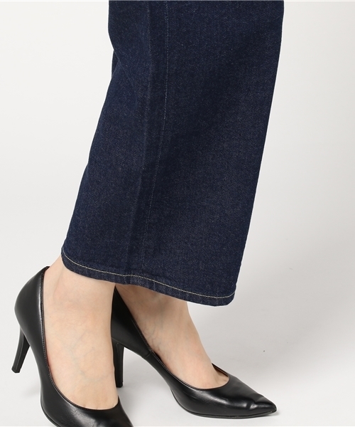 SLOBE IENA（スローブイエナ）の「LEE LOOSE FIT ストレートデニムパンツ◆（デニムパンツ・レディース・ネイビー・MEDIUM/SMALL/X-SMALL）」の8枚目の写真