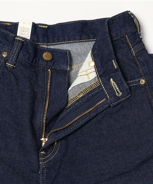 SLOBE IENA（スローブイエナ）の「LEE LOOSE FIT ストレートデニムパンツ◆（デニムパンツ・レディース・ネイビー・MEDIUM/SMALL/X-SMALL）」の9枚目の写真