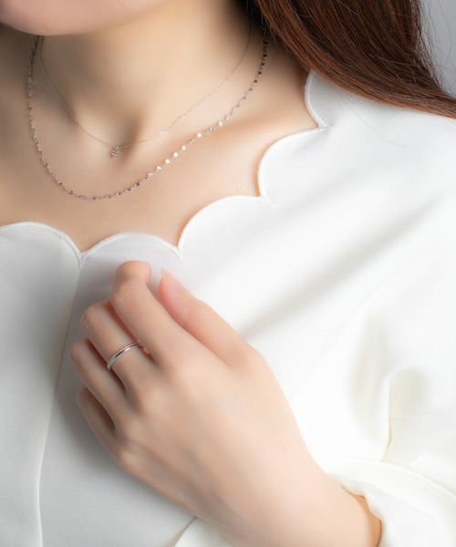 BLOOM(ブルーム)の「K10 ホワイトゴールド ペアリング BLOOM/ブルーム(リング・レディース・ホワイトゴールド・13号/7号/9号/15号/19号/17号/11号)」の10枚目の写真