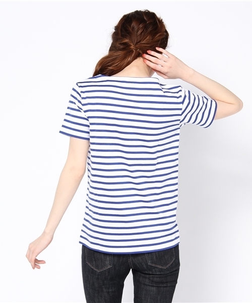 ORCIVAL（オーシバル）の「[ORCIVAL（オーシバル）] BOR S/Sカットソー（Tシャツ/カットソー・レディース・ホワイト/レッド/ロイヤルブルー・フリー）」の5枚目の写真