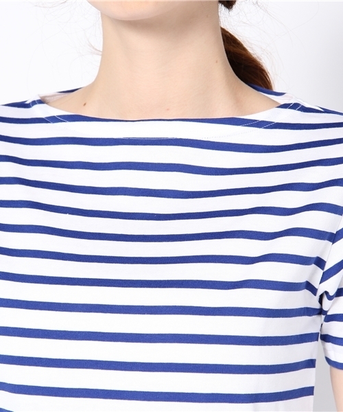 ORCIVAL（オーシバル）の「[ORCIVAL（オーシバル）] BOR S/Sカットソー（Tシャツ/カットソー・レディース・ホワイト/レッド/ロイヤルブルー・フリー）」の6枚目の写真