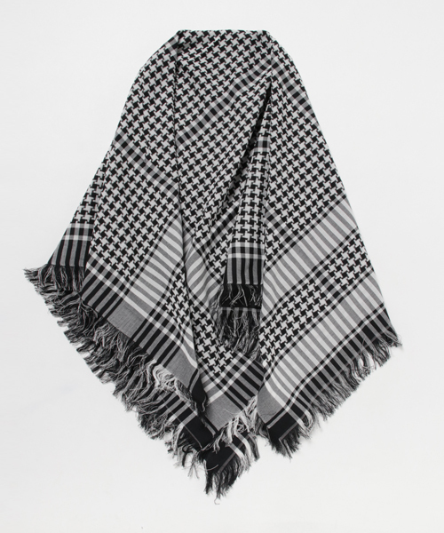 WEGO（ウィゴー）の「WEGO/リバーシブルアフガンストール（ストール/ショール・メンズ・ホワイト/パープル/レッド・FREE）」の8枚目の写真