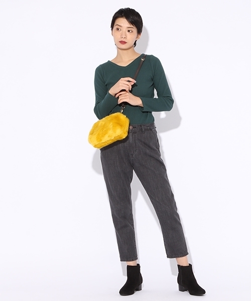 niko and...（ニコアンド）の「ウネウネリブ2WAY長袖プルオーバー【niko and ...】（ニット/セーター・レディース・ブラック/グリーン/アイボリー/ベビーピンク・MEDIUM/LARGE）」の11枚目の写真