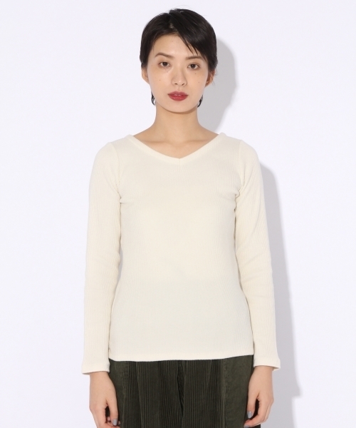 niko and...（ニコアンド）の「ウネウネリブ2WAY長袖プルオーバー【niko and ...】（ニット/セーター・レディース・ブラック/グリーン/アイボリー/ベビーピンク・MEDIUM/LARGE）」の17枚目の写真