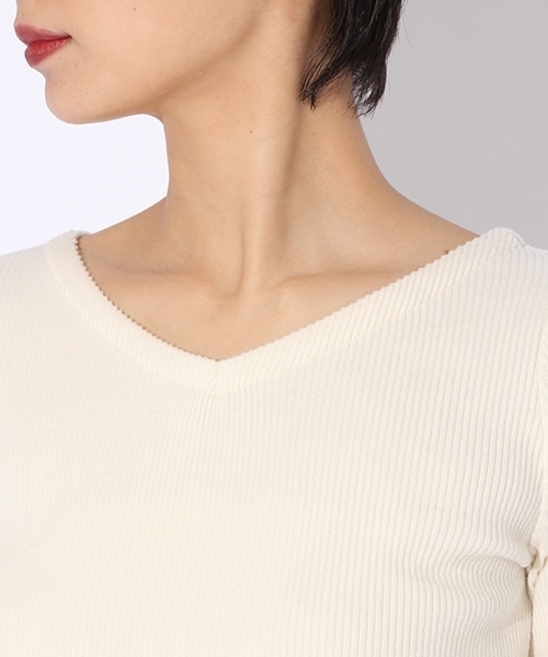 niko and...（ニコアンド）の「ウネウネリブ2WAY長袖プルオーバー【niko and ...】（ニット/セーター・レディース・ブラック/グリーン/アイボリー/ベビーピンク・MEDIUM/LARGE）」の18枚目の写真