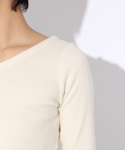 niko and...（ニコアンド）の「ウネウネリブ2WAY長袖プルオーバー【niko and ...】（ニット/セーター・レディース・ブラック/グリーン/アイボリー/ベビーピンク・MEDIUM/LARGE）」の20枚目の写真