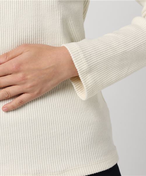 niko and...（ニコアンド）の「ウネウネリブ2WAY長袖プルオーバー【niko and ...】（ニット/セーター・レディース・ブラック/グリーン/アイボリー/ベビーピンク・MEDIUM/LARGE）」の9枚目の写真