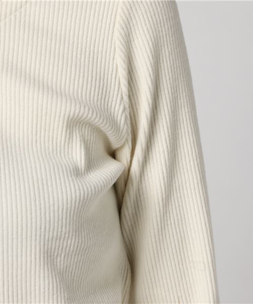 niko and...（ニコアンド）の「ウネウネリブ2WAY長袖プルオーバー【niko and ...】（ニット/セーター・レディース・ブラック/グリーン/アイボリー/ベビーピンク・MEDIUM/LARGE）」の6枚目の写真