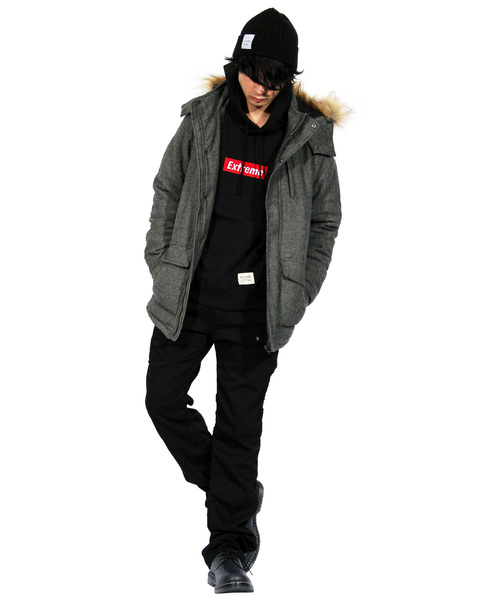 8(eight)(エイト)の「ツイード 中綿 ジャケット モッズコート(モッズコート・メンズ・チャコールグレー/グレー/グレー系その他/グレー系その他2・MEDIUM/LARGE/X-LARGE)」の17枚目の写真