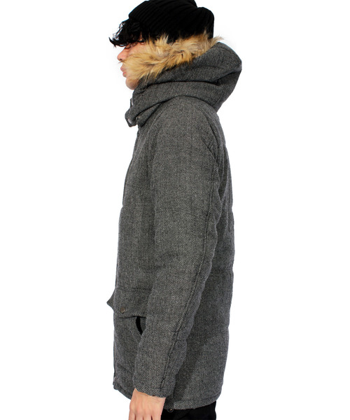 8(eight)(エイト)の「ツイード 中綿 ジャケット モッズコート(モッズコート・メンズ・チャコールグレー/グレー/グレー系その他/グレー系その他2・MEDIUM/LARGE/X-LARGE)」の5枚目の写真