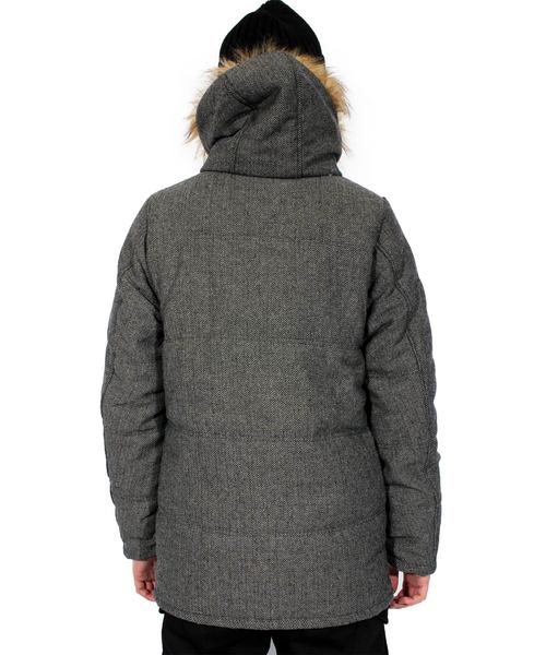 8(eight)(エイト)の「ツイード 中綿 ジャケット モッズコート(モッズコート・メンズ・チャコールグレー/グレー/グレー系その他/グレー系その他2・MEDIUM/LARGE/X-LARGE)」の10枚目の写真