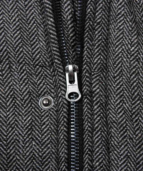 8(eight)(エイト)の「ツイード 中綿 ジャケット モッズコート(モッズコート・メンズ・チャコールグレー/グレー/グレー系その他/グレー系その他2・MEDIUM/LARGE/X-LARGE)」の7枚目の写真