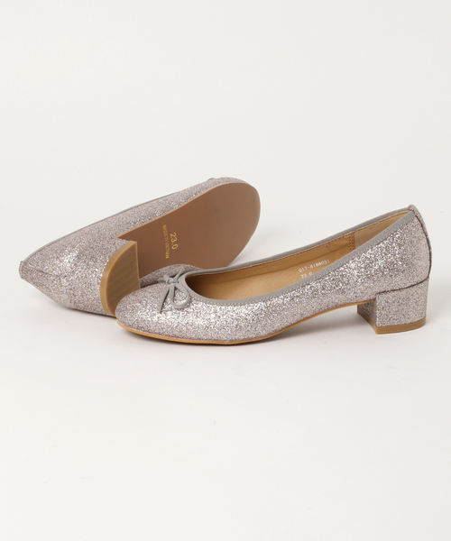 NATURAL BEAUTY BASIC（ナチュラルビューティーベーシック）の「バレエパンプス（パンプス・レディース・ブラック/シルバー/ベージュ・23.0cm/23.5cm/24.0cm/24.5cm）」の10枚目の写真