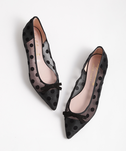 JILL STUART（ジルスチュアート）の「【Pretty Ballerinas × JILLSTUART】DOTSバレエシューズ（バレエシューズ・レディース・ブラック系その他・36/37/38）」の7枚目の写真