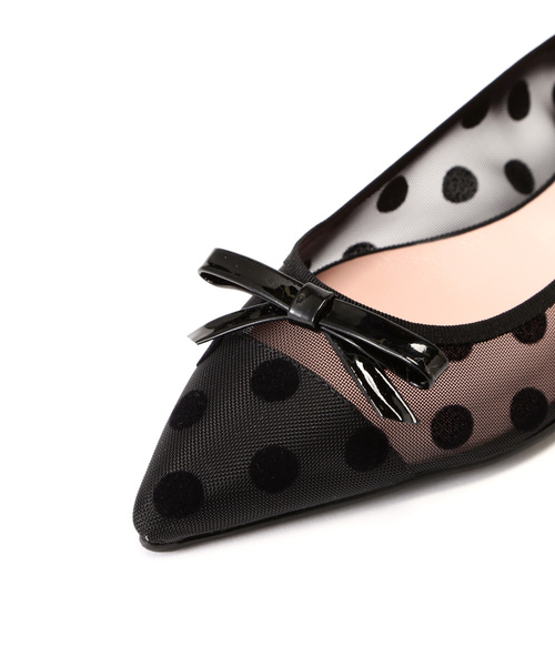 JILL STUART（ジルスチュアート）の「【Pretty Ballerinas × JILLSTUART】DOTSバレエシューズ（バレエシューズ・レディース・ブラック系その他・36/37/38）」の9枚目の写真