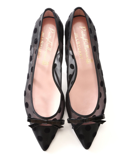 JILL STUART（ジルスチュアート）の「【Pretty Ballerinas × JILLSTUART】DOTSバレエシューズ（バレエシューズ・レディース・ブラック系その他・36/37/38）」の8枚目の写真