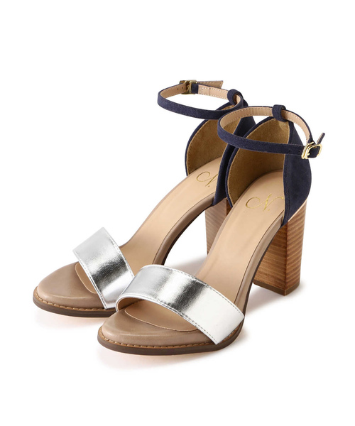 N.(N. Natural Beauty Basic)(エヌエヌナチュラルビューティーベーシック)の「◆ヒールカップサンダル(サンダル・レディース・ホワイト/ネイビー/シルバー/ゴールド・LARGE/MEDIUM/SMALL)」の11枚目の写真