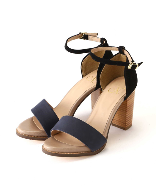 N.(N. Natural Beauty Basic)(エヌエヌナチュラルビューティーベーシック)の「◆ヒールカップサンダル(サンダル・レディース・ホワイト/ネイビー/シルバー/ゴールド・LARGE/MEDIUM/SMALL)」の12枚目の写真