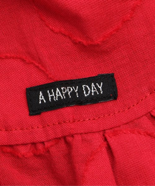BREEZE(ブリーズ)の「ドット柄ジャガードワンピ(ワンピース・キッズ・ブラック/レッド・120/90/100/110/80/140/130)」の9枚目の写真