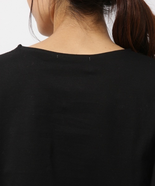 laboratory work（ラボラトリーワーク）の「シルケット袖フレアプルオーバー（Tシャツ/カットソー・レディース・ベージュ/ブラック/オレンジ・MEDIUM）」の12枚目の写真