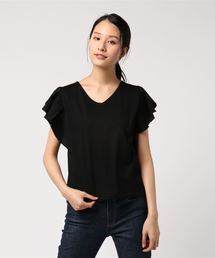 laboratory work | シルケット袖フレアプルオーバー(Tシャツ/カットソー)